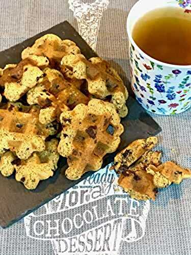 Cookies sans four, au gaufrier autrement appelés "cookigaufres"!