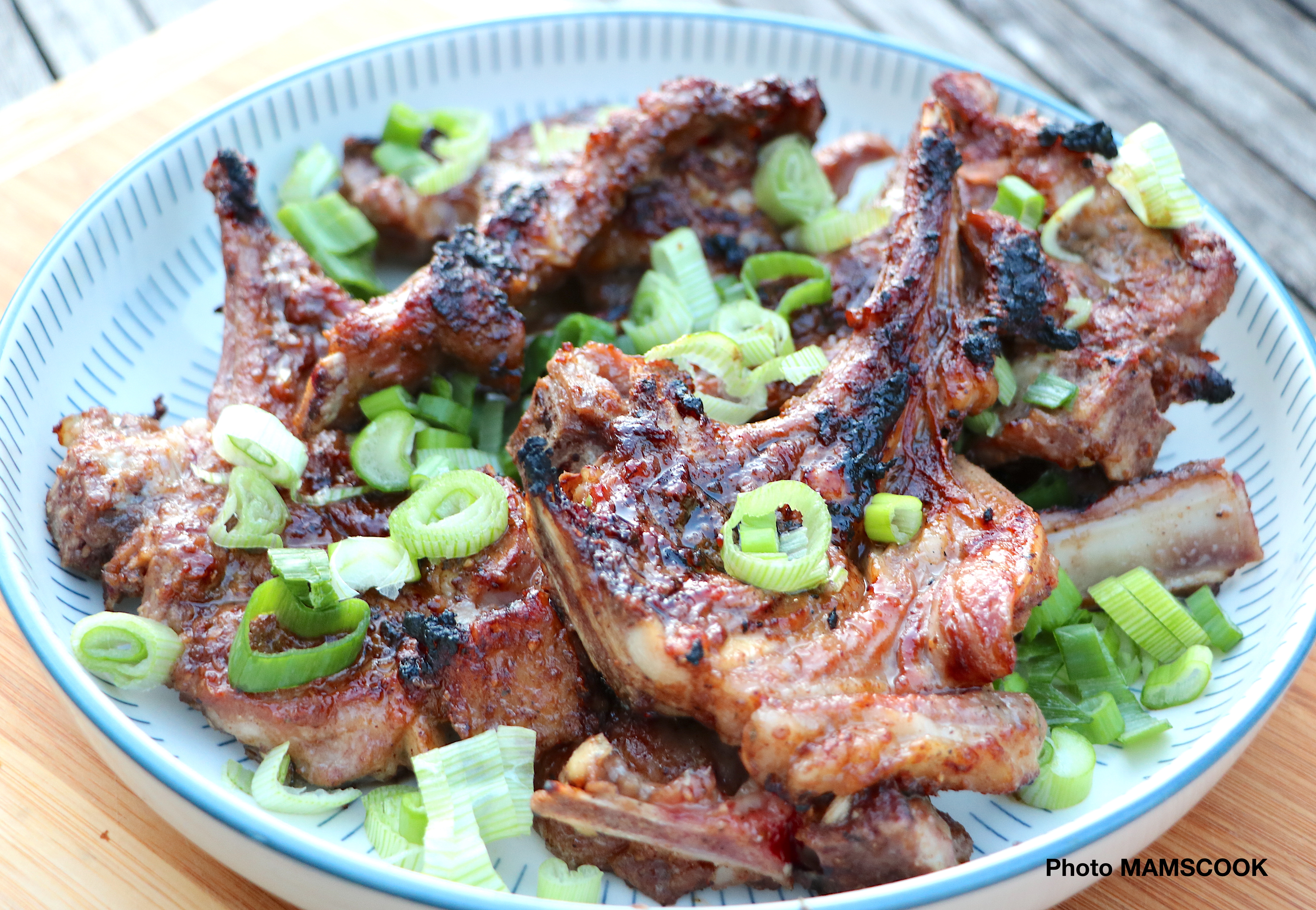 Côtes d'agneau Fermier du Quercy aux saveurs d'Asie