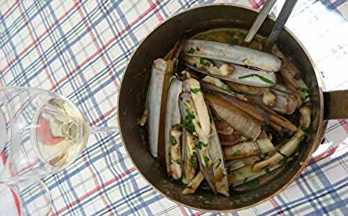 Couteaux à la plancha
