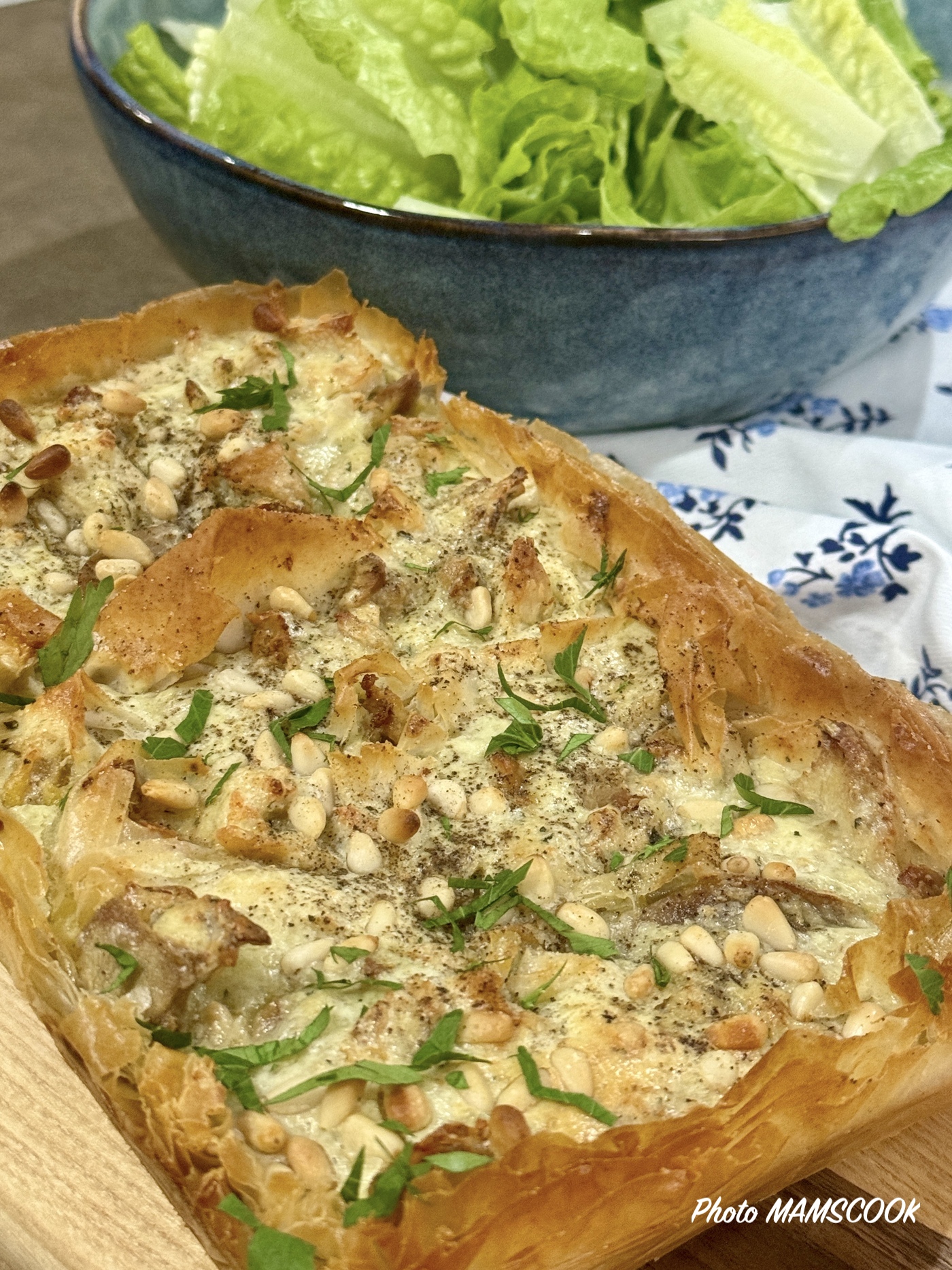 Croustillant de (restes) de poulet