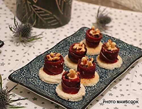 Des toasts apéritifs un peu comme "des makis 100% sud-ouest au foie gras"!