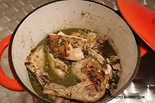 Faisan aux câpres et aux anchois