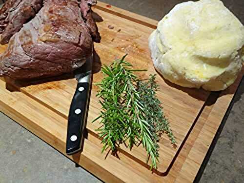 Filet de boeuf en croute de Parmesan