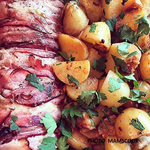 Filet mignon au lard et au comté en cocotte