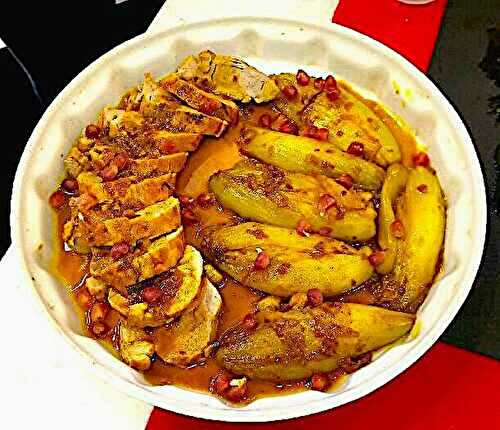 Filet mignon et endives braisées au curcuma