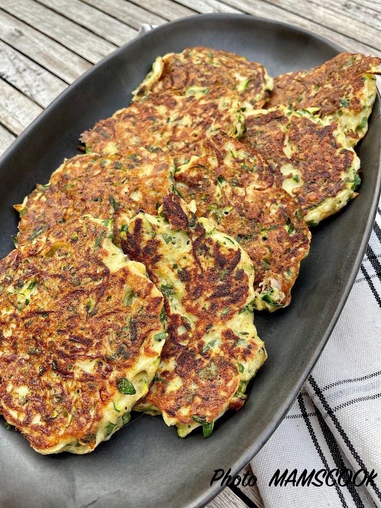 Galettes de courgettes au parmesan