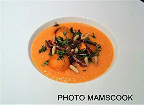 Gaspacho de melon ou Soupe de melon glacée