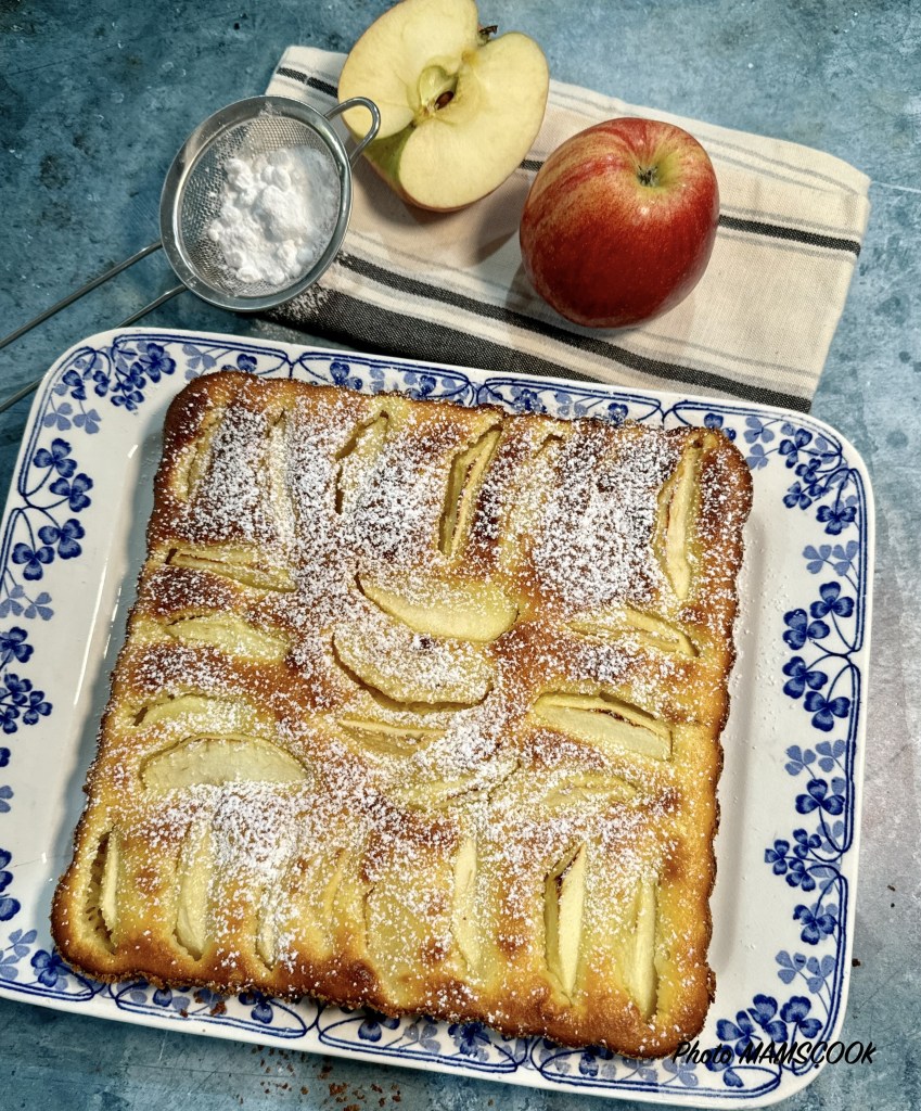 Gâteau moelleux pommes, citron