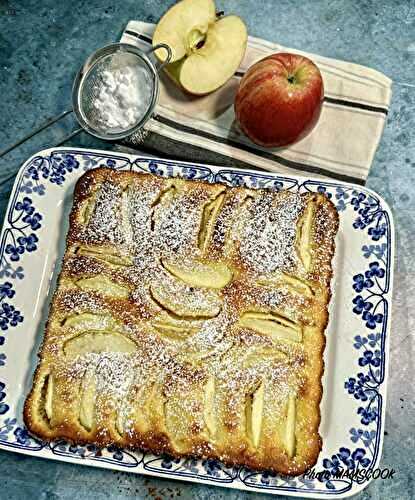 Gâteau moelleux pommes, citron