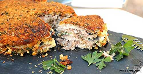 Gratin de sardines à l'origan ou Tortiera di Sarde Arraganate en italien dans le texte!