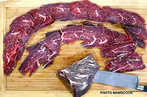 Gravlax de boeuf à l'asiatique