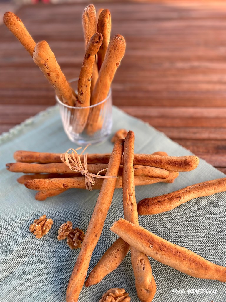 Gressins aux noix comme à Turin!