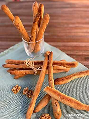 Gressins aux noix comme à Turin!