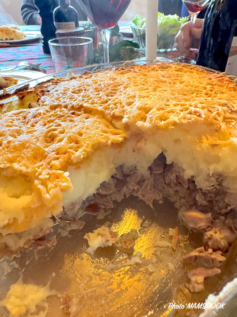 Hachis Parmentier au confit de canard