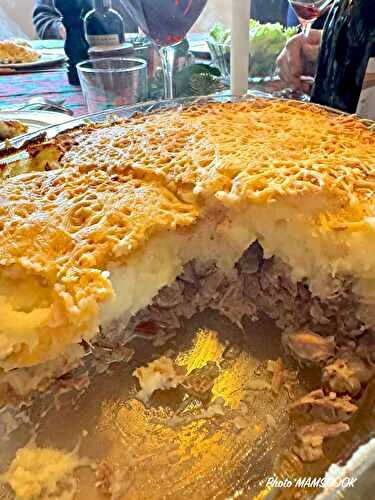 Hachis Parmentier au confit de canard