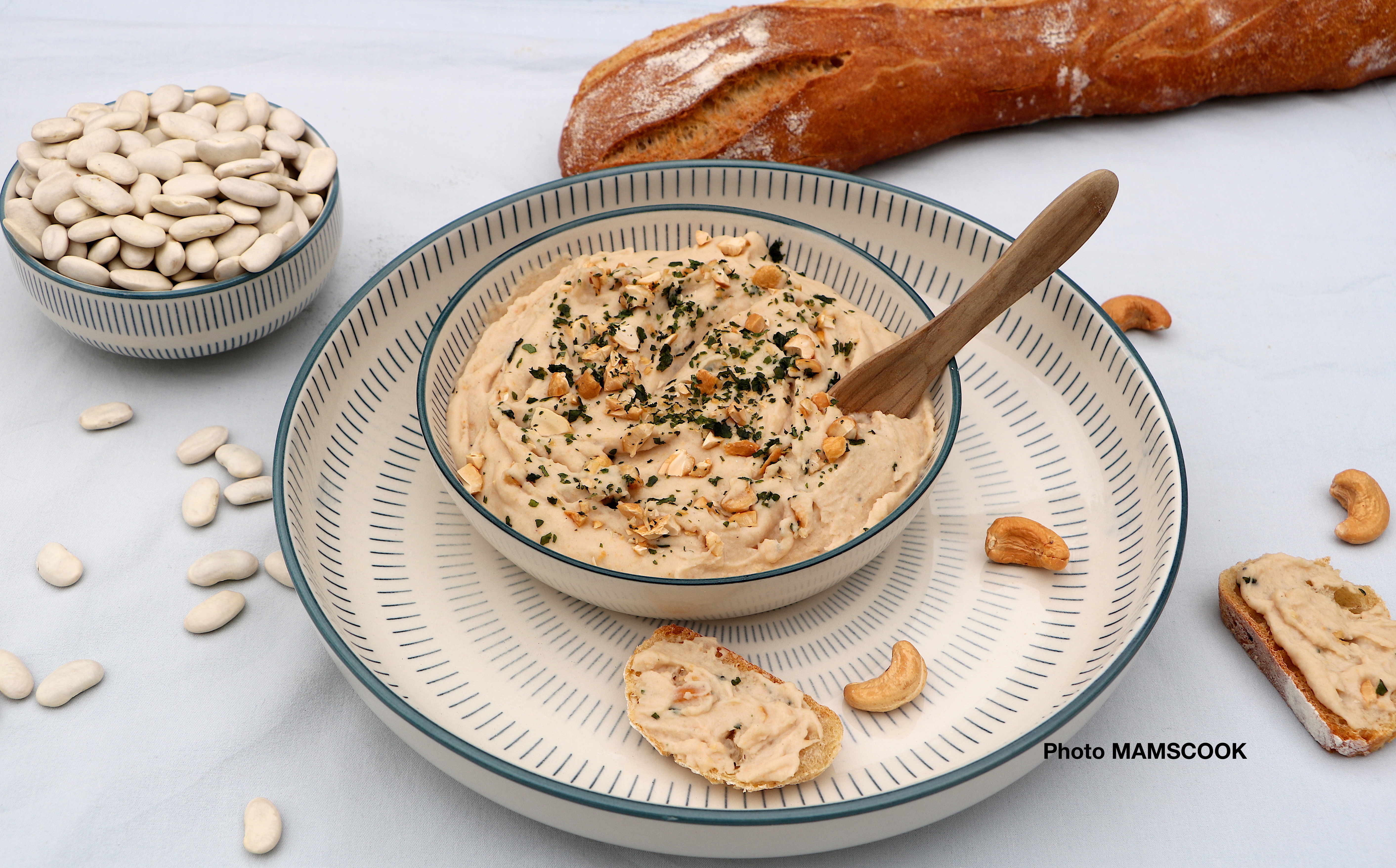 Houmous de Haricot Tarbais IGP Label Rouge aux noix de cajou