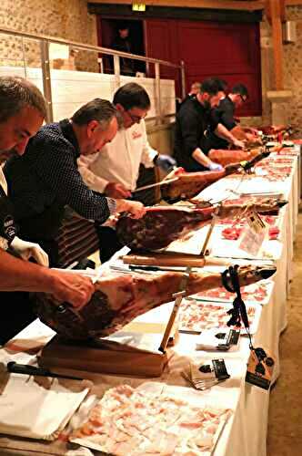 J'ai fait partie du jury lors du rendez-vous des icônes des meilleurs jambons du monde, à château Montus!