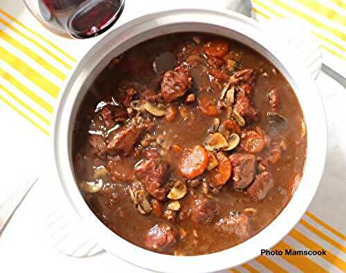 Joues de porc façon Bourguignon