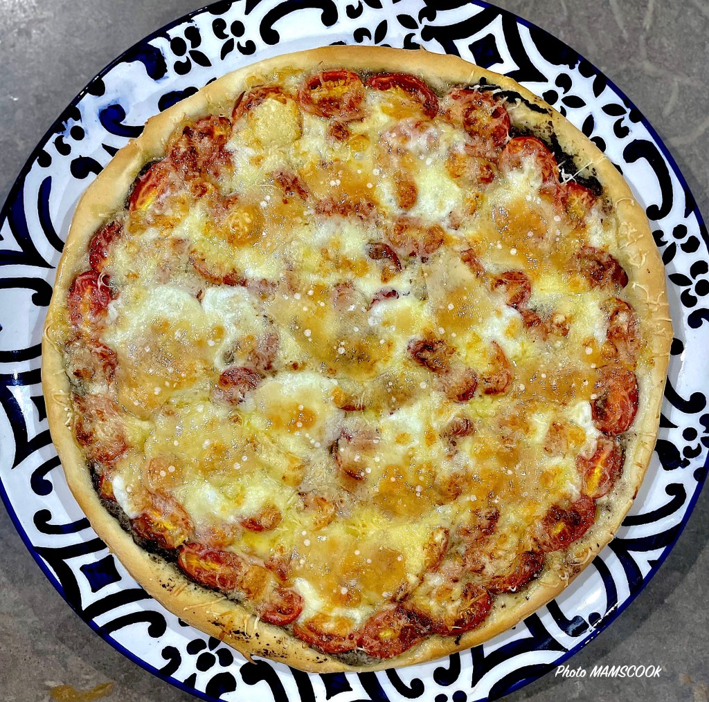 La tarte tapenade et tomates cerises de Paco!