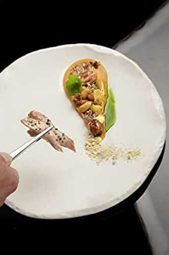 Le cassoulet revu par le chef étoilé Frank Renimel du restaurant En Marge