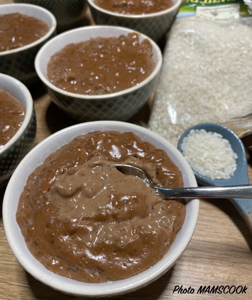 Le riz au lait au chocolat de ma mémé