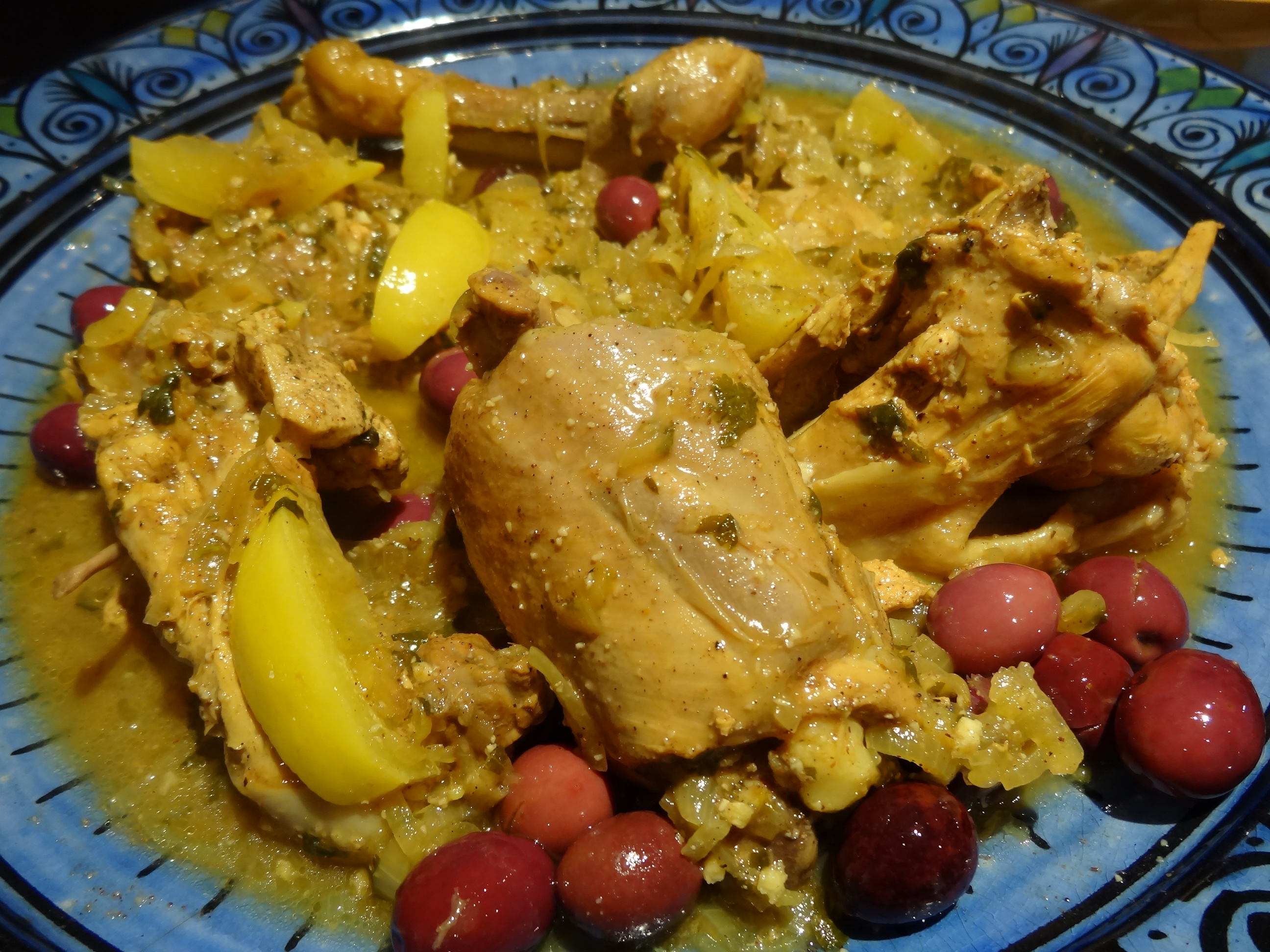 Le Tajine de poulet M'quali