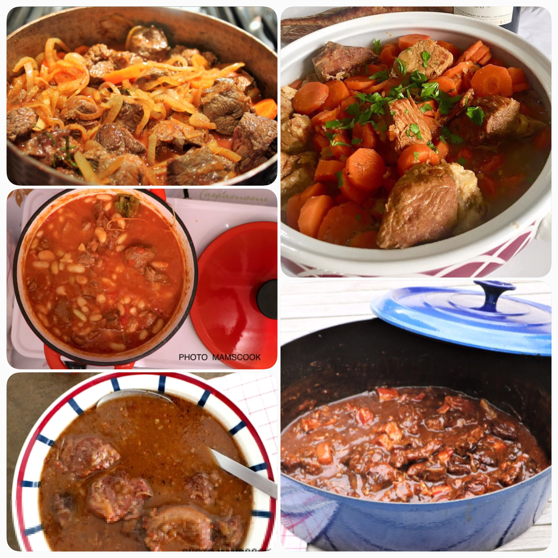 Les plats mijotés, les plats de nos grands-mères...