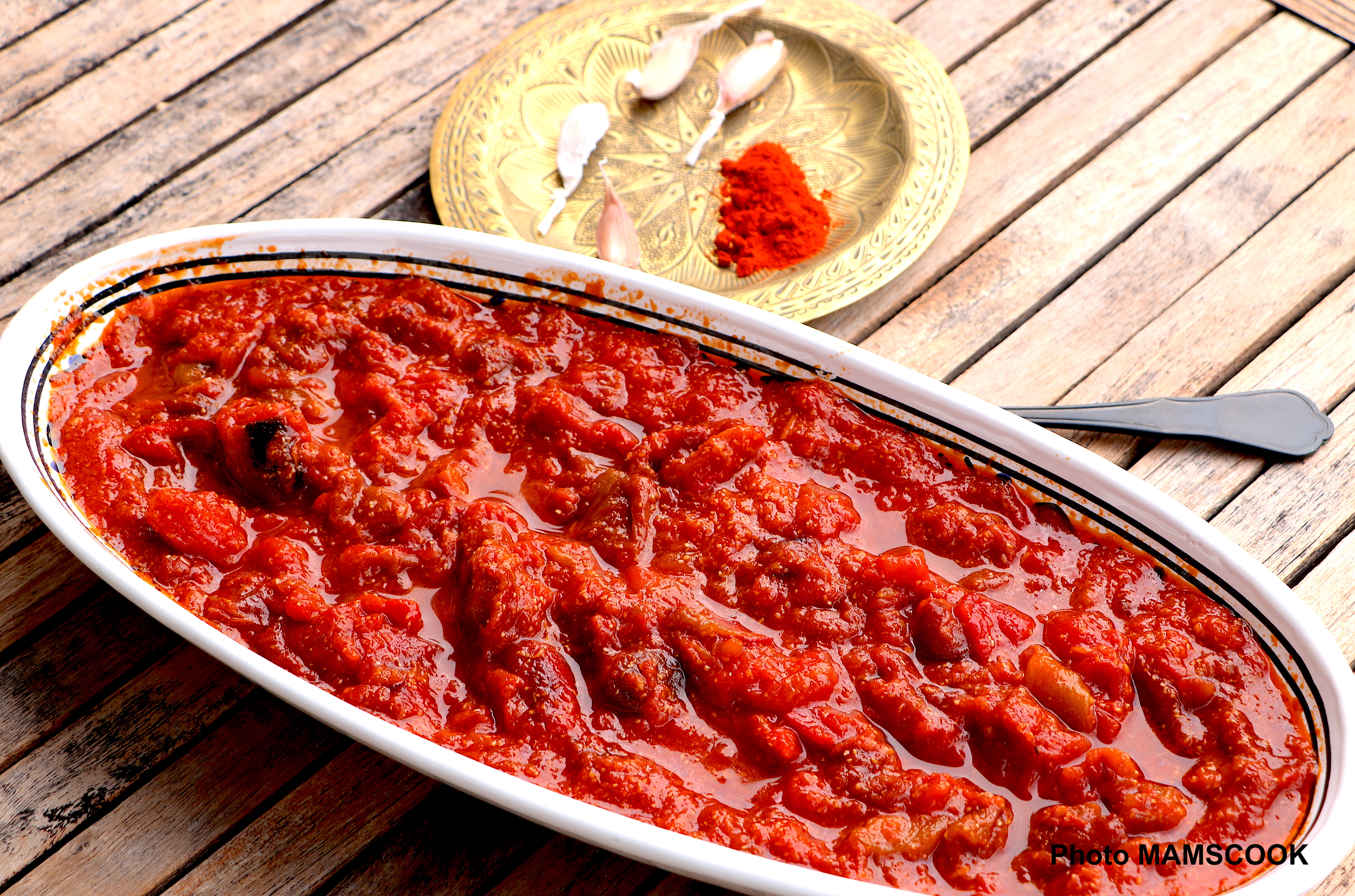 Ma choukchouka, salade marocaine aux poivrons grillés
