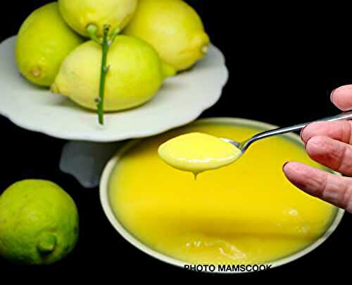 Mon Lemon Curd, autrement dit crème de citron