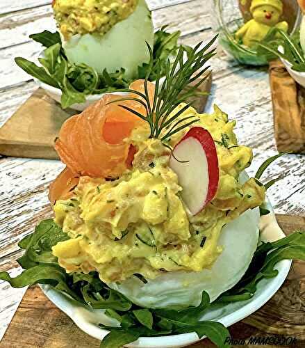 Oeufs mimosa au saumon