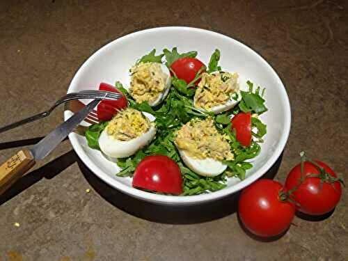 Oeufs mimosa au thon