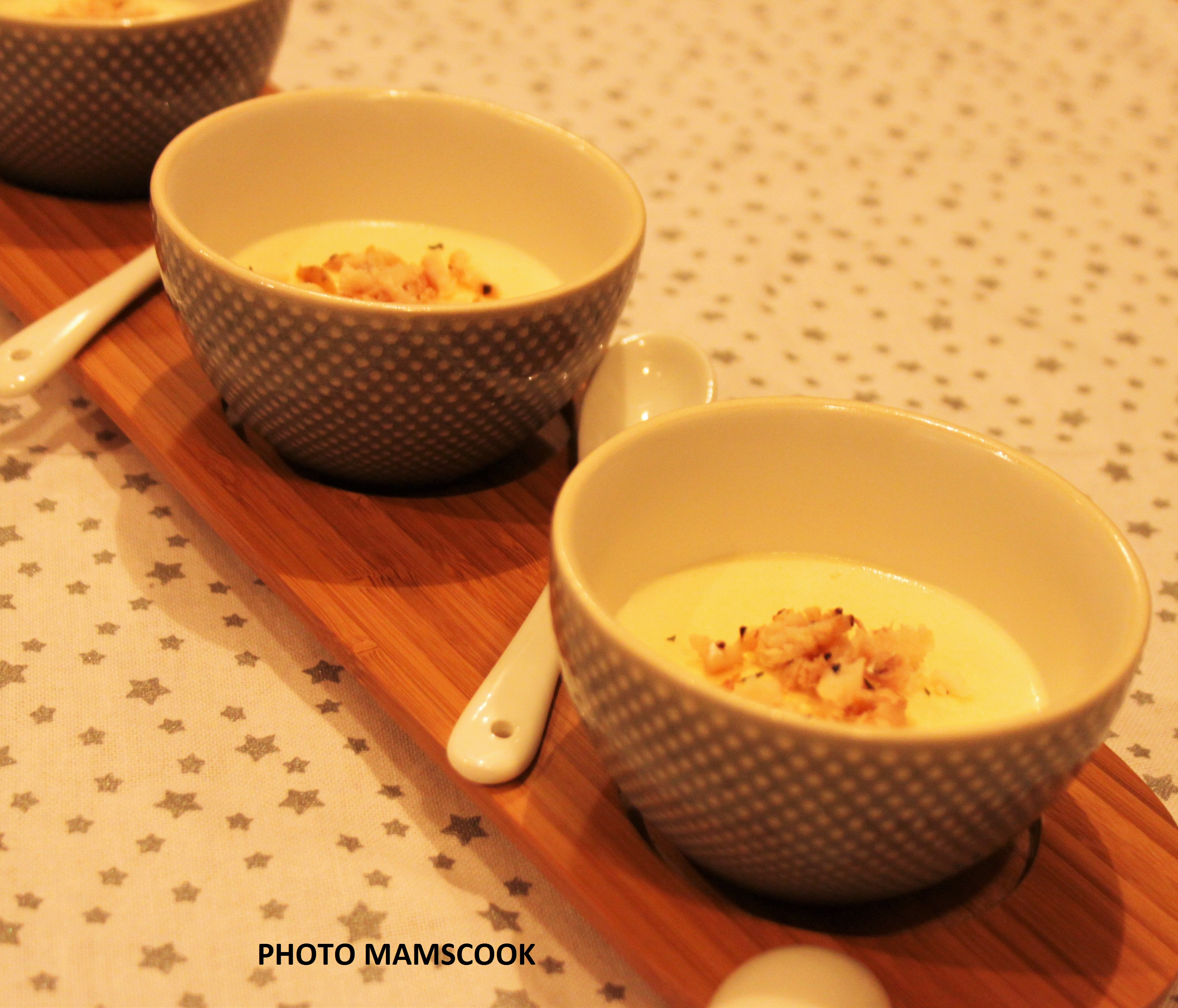 Panna cotta au maquereau fumé