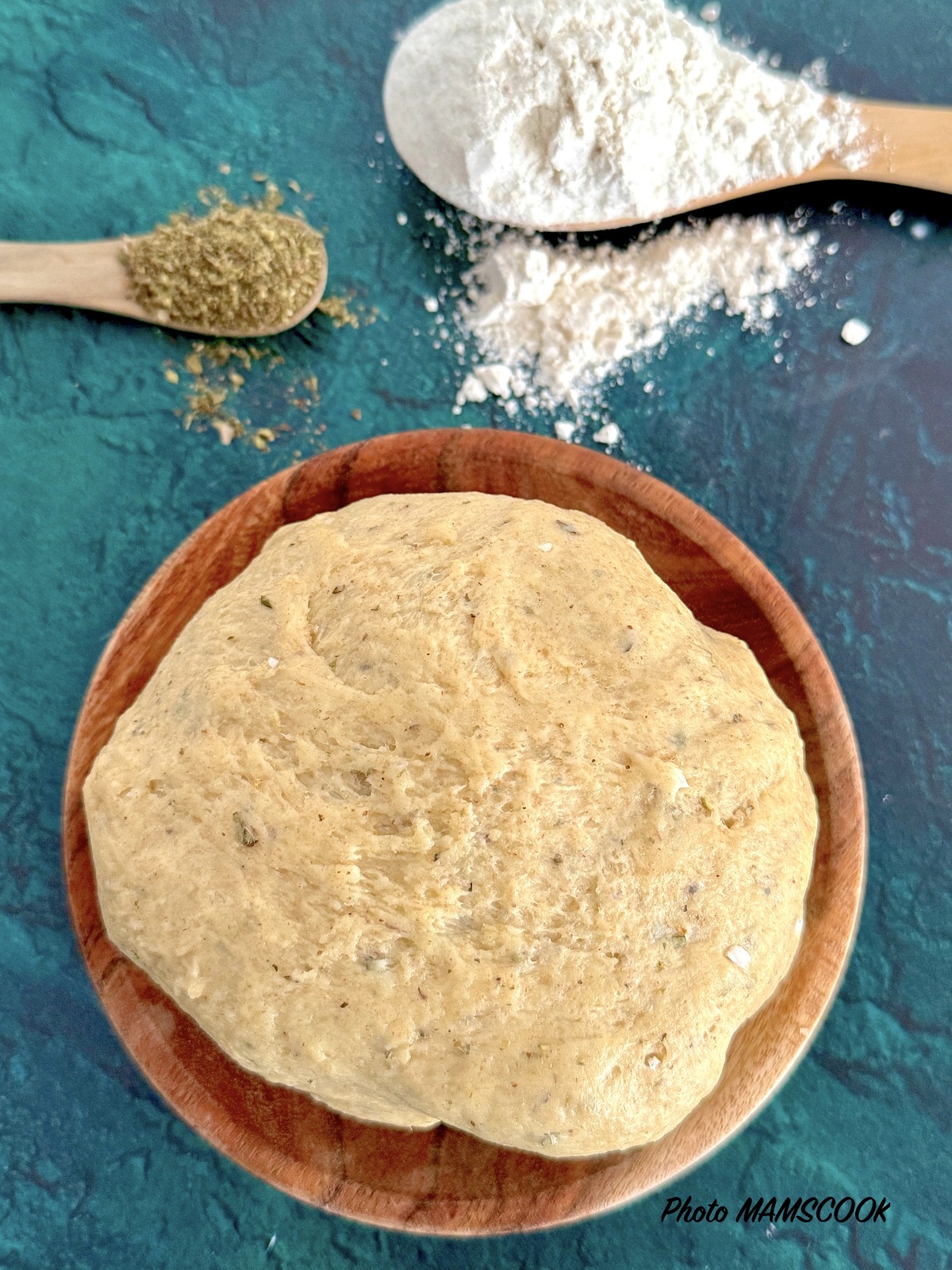 Pâte à tarte épeautre origan
