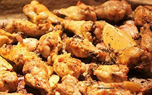 Pilons de poulet au thym et aux citrons