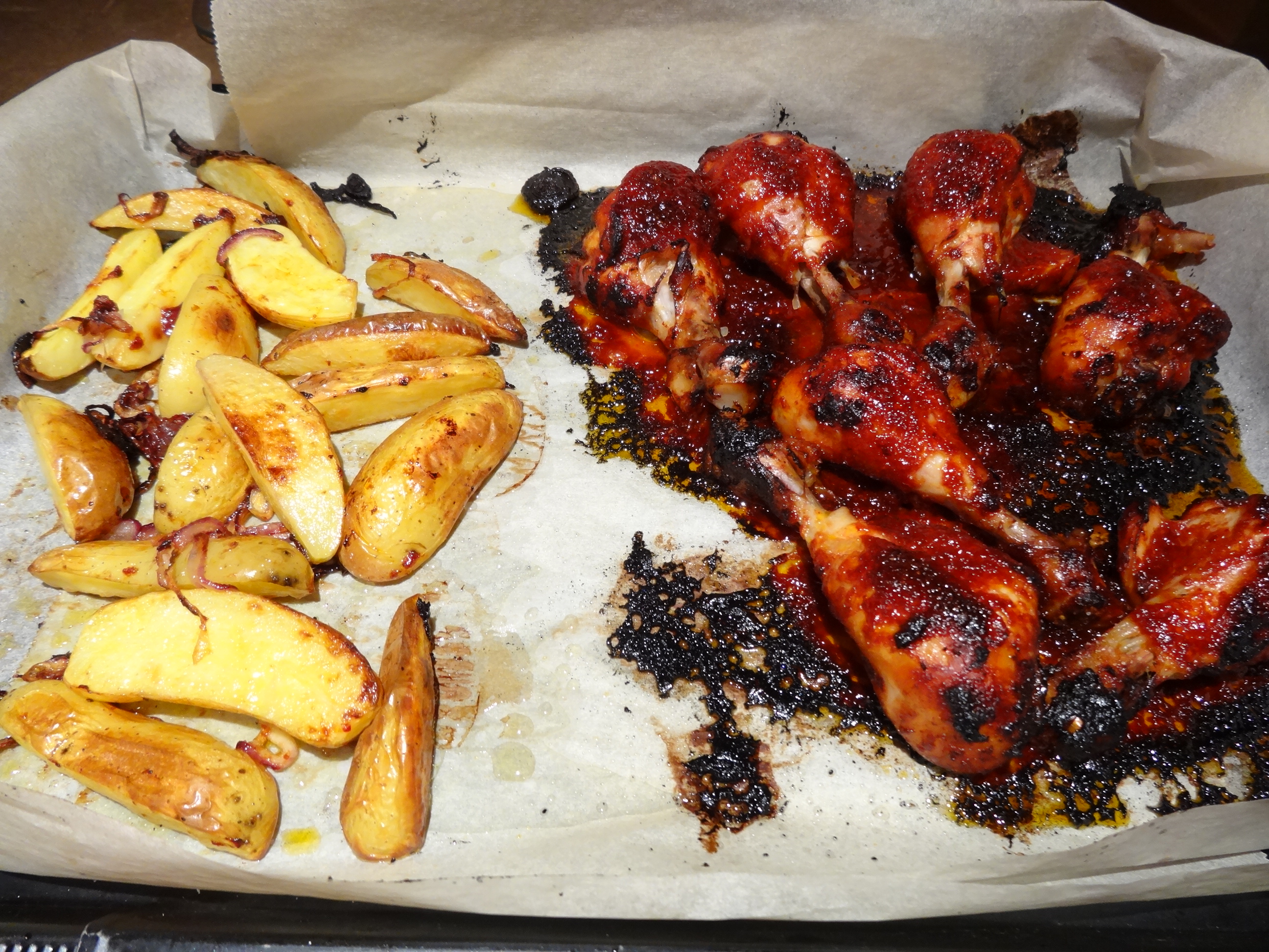 Pilons de poulet sauce barbecue