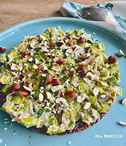 Poireaux fondants au Tahini
