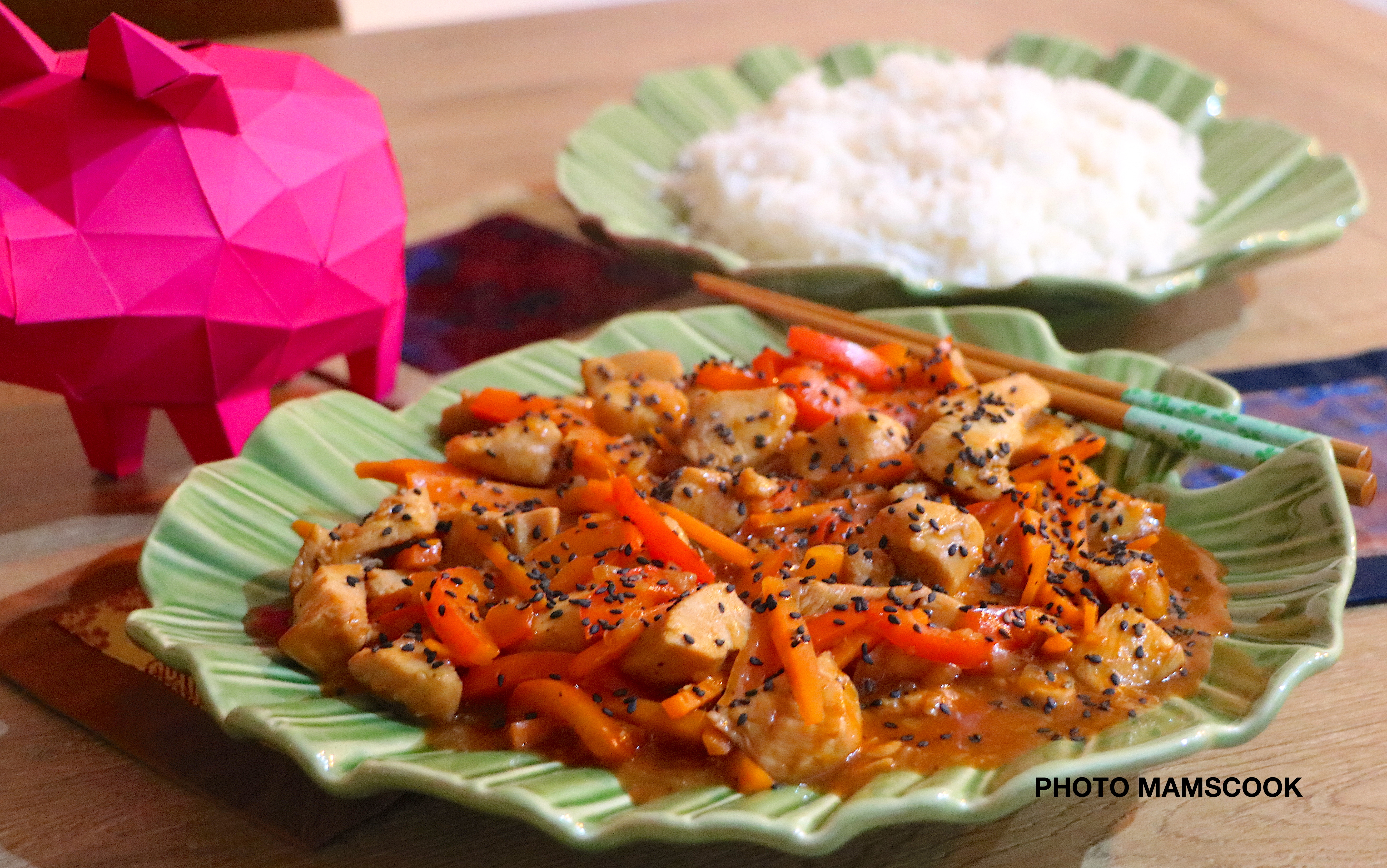 Poulet sauce aigre-douce à ma façon