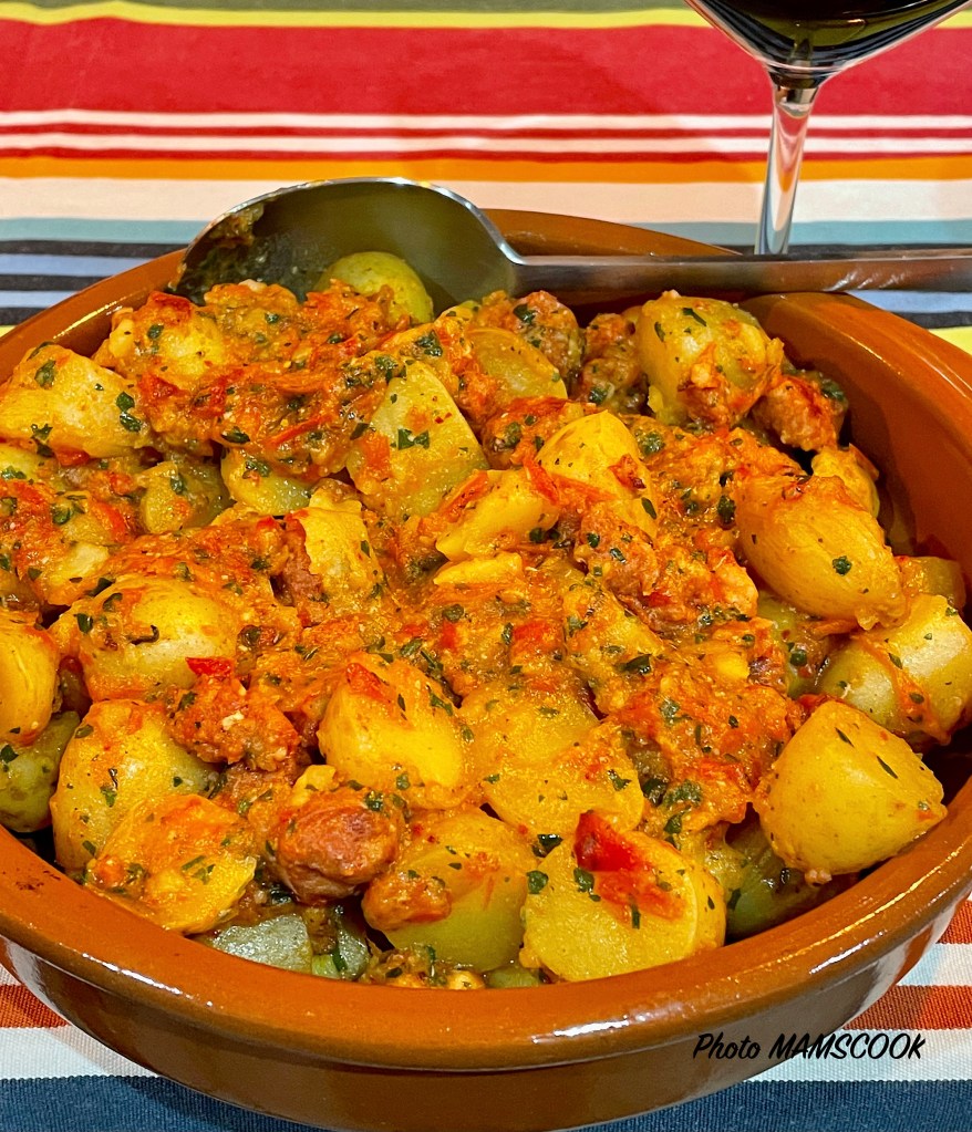 Ragout de pommes de terre au chorizo comme dans la Rioja