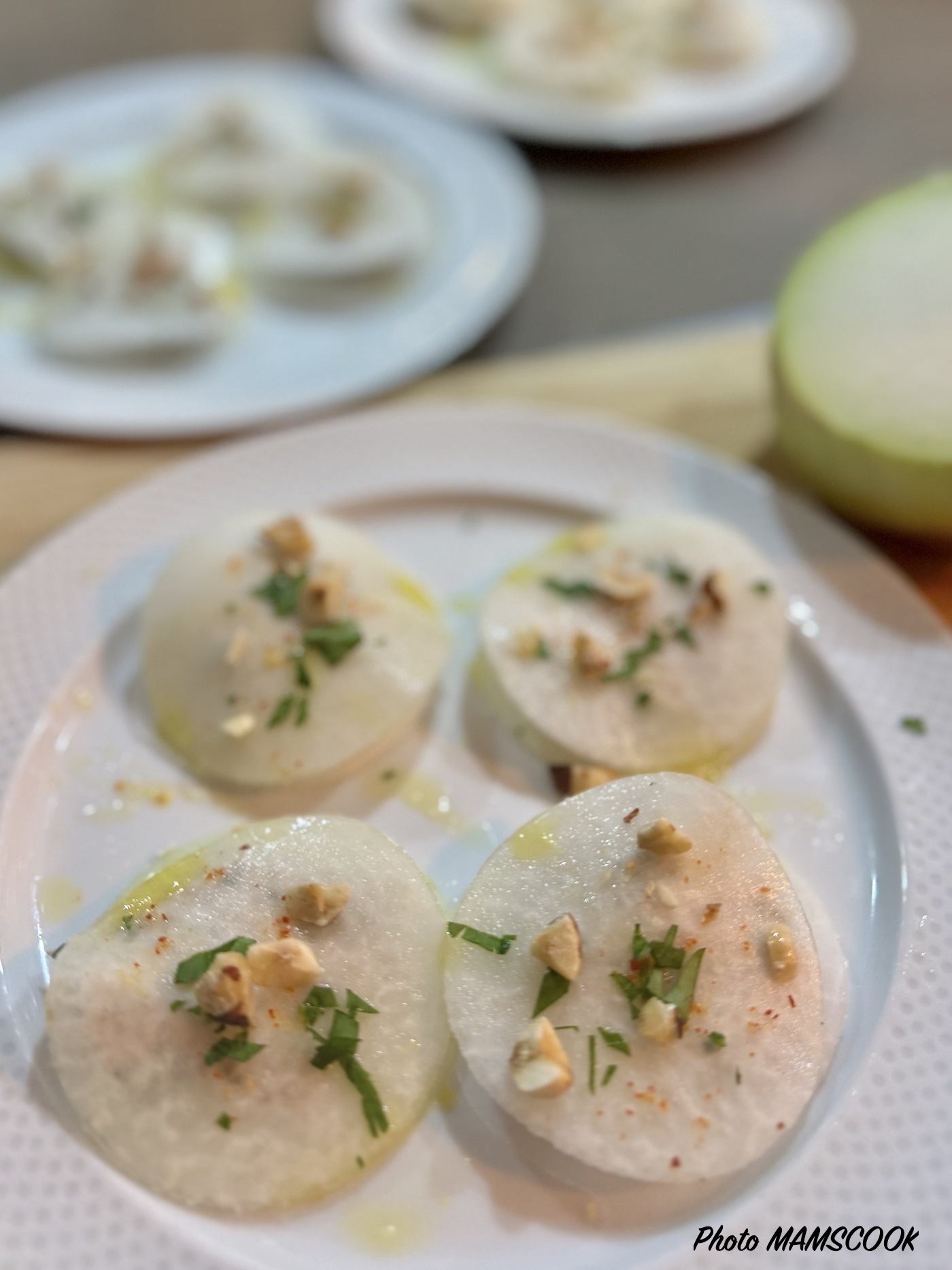 Ravioles de chou rave à la crème de sardines