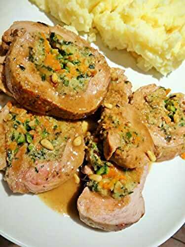 Rôti de veau farci au citron