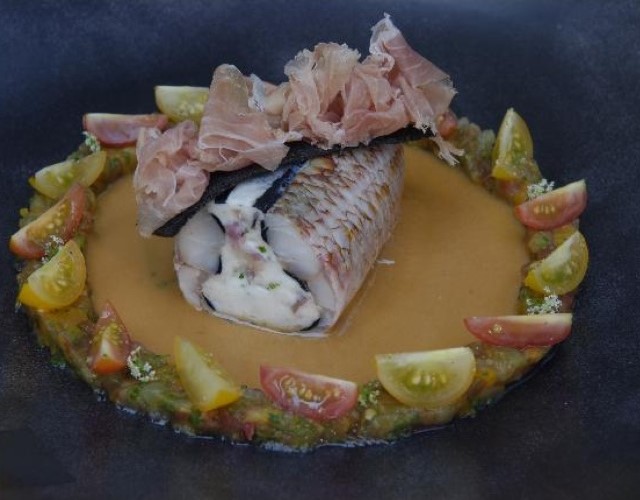 Rouget façon "Pan Con Tomate" de Franck Putelat