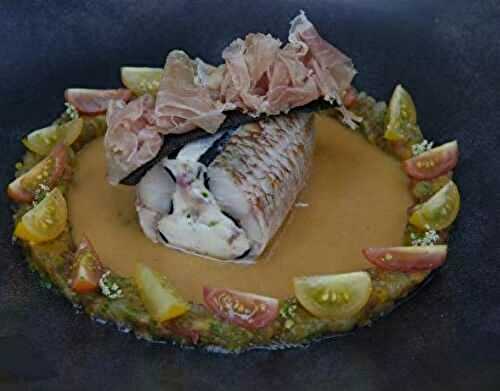 Rouget façon "Pan Con Tomate" de Franck Putelat