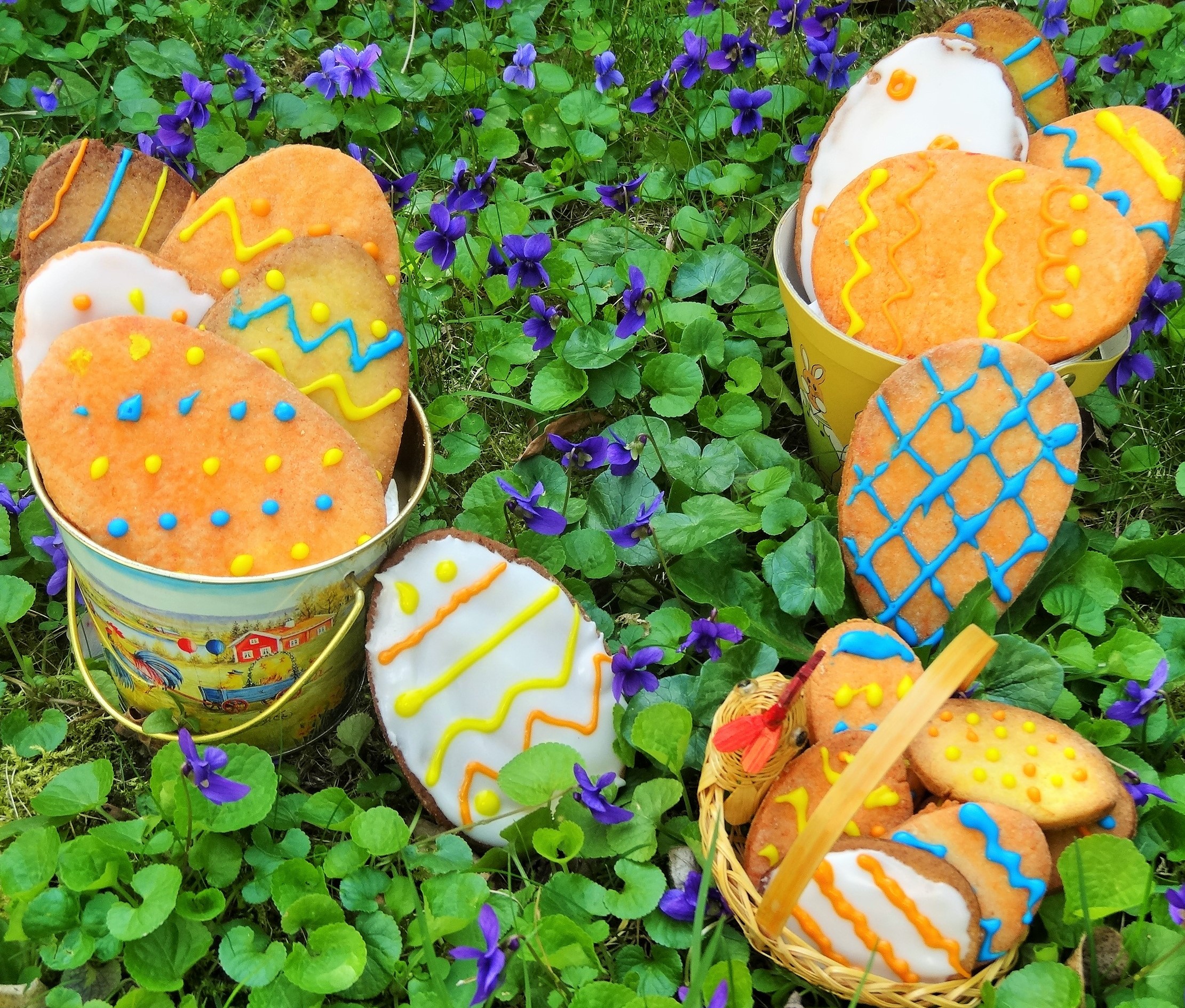 Sablés de Pâques à l'orange et au citron