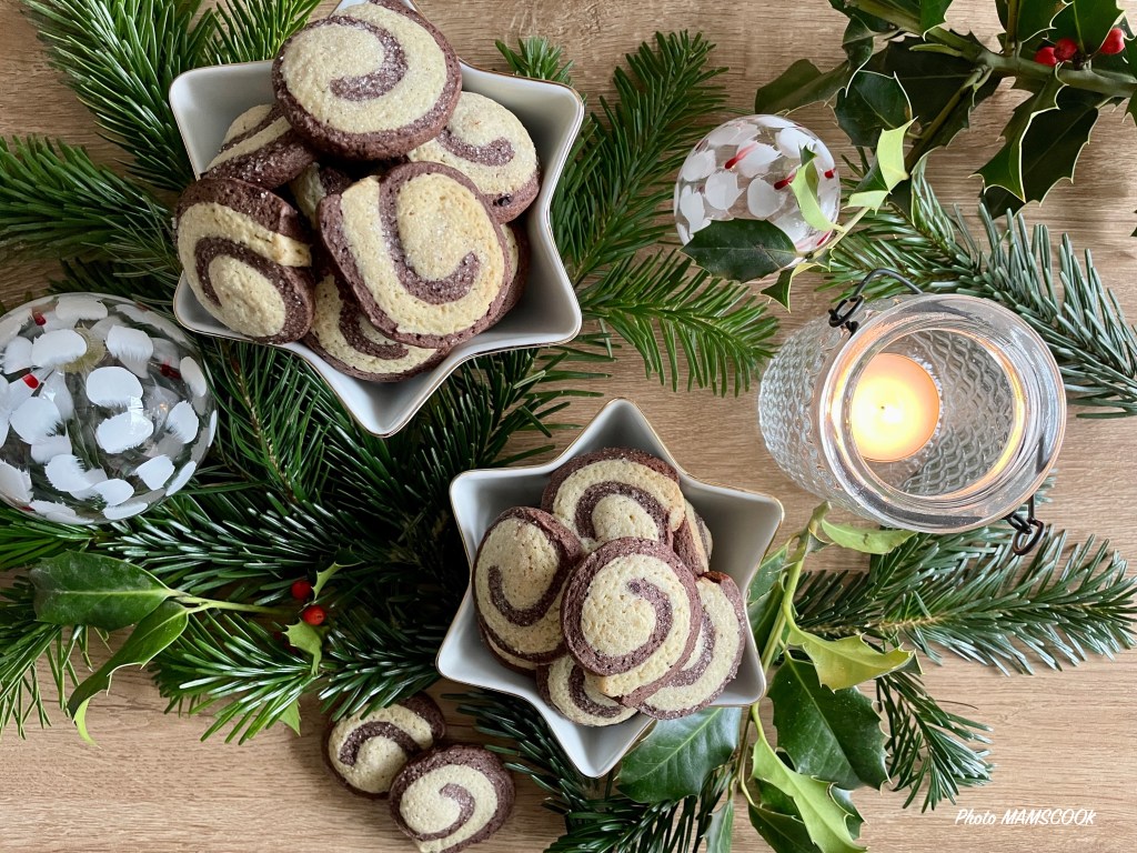 Sablés spirale vanille et cacao, #Bredele