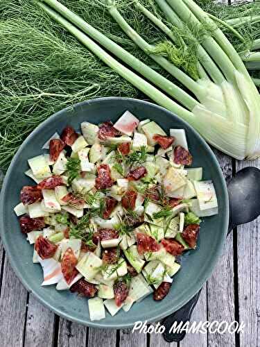 Salade de fenouil à l'orange sanguine