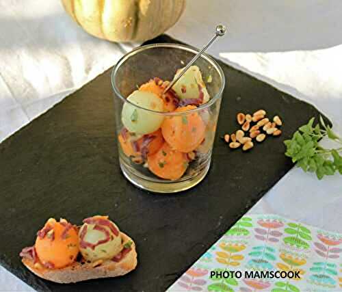 Salade de melons en deux façons