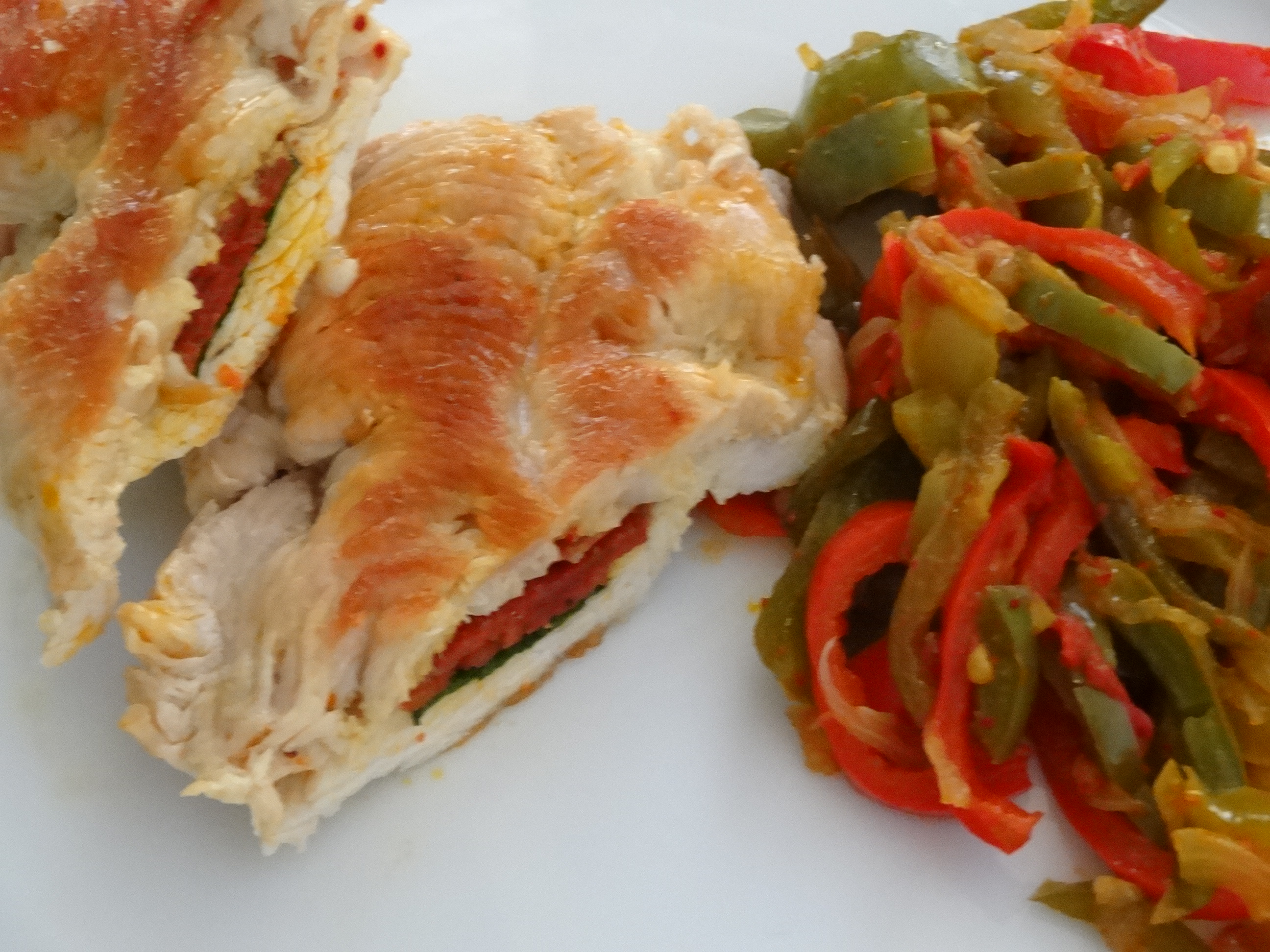 Saltimbocca de dinde au chorizo