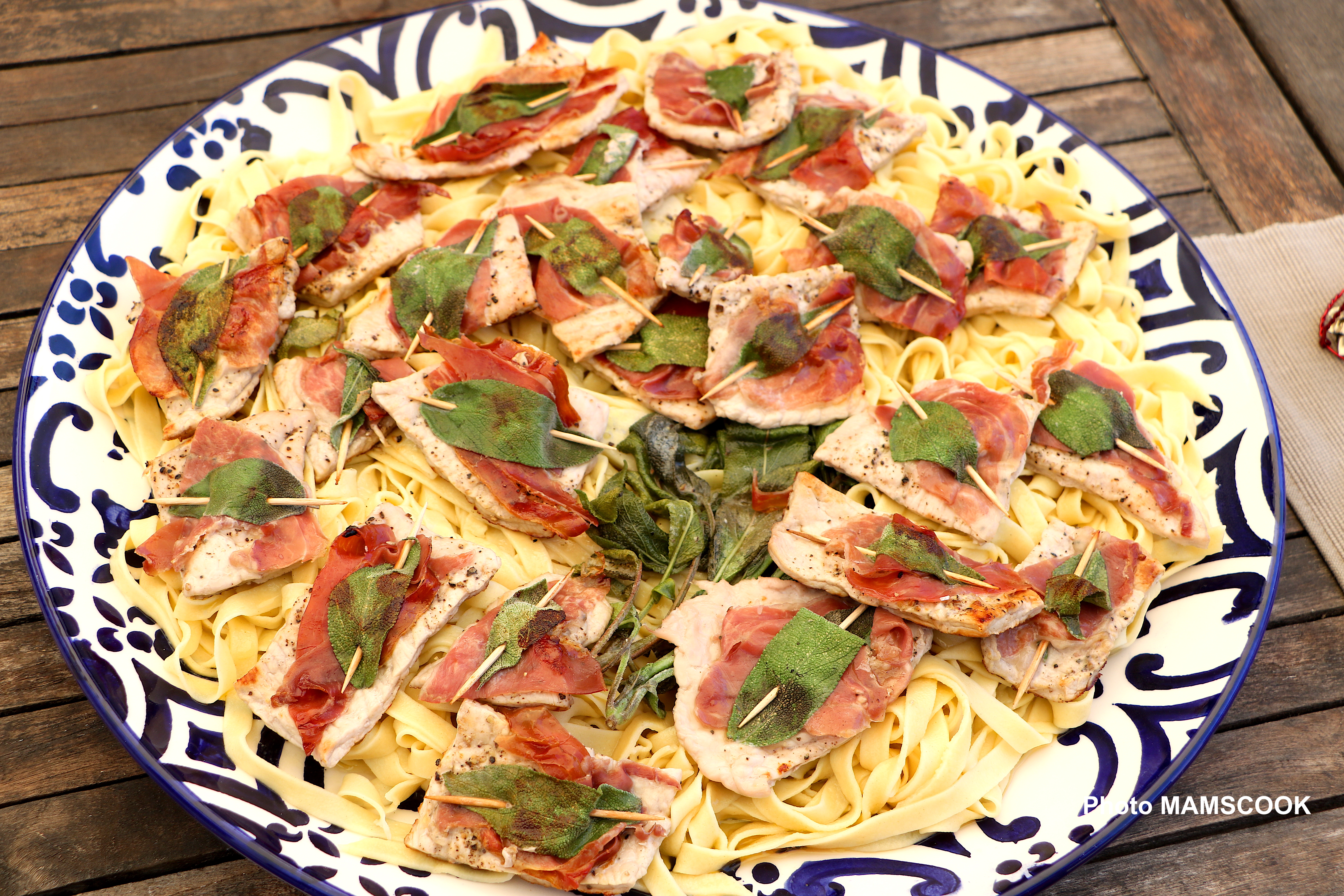 Saltimboccas de veau à la sauge à la plancha