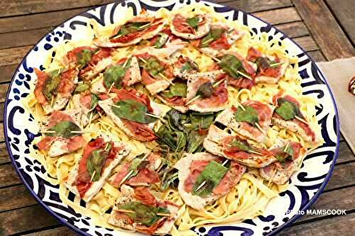 Saltimboccas de veau à la sauge à la plancha