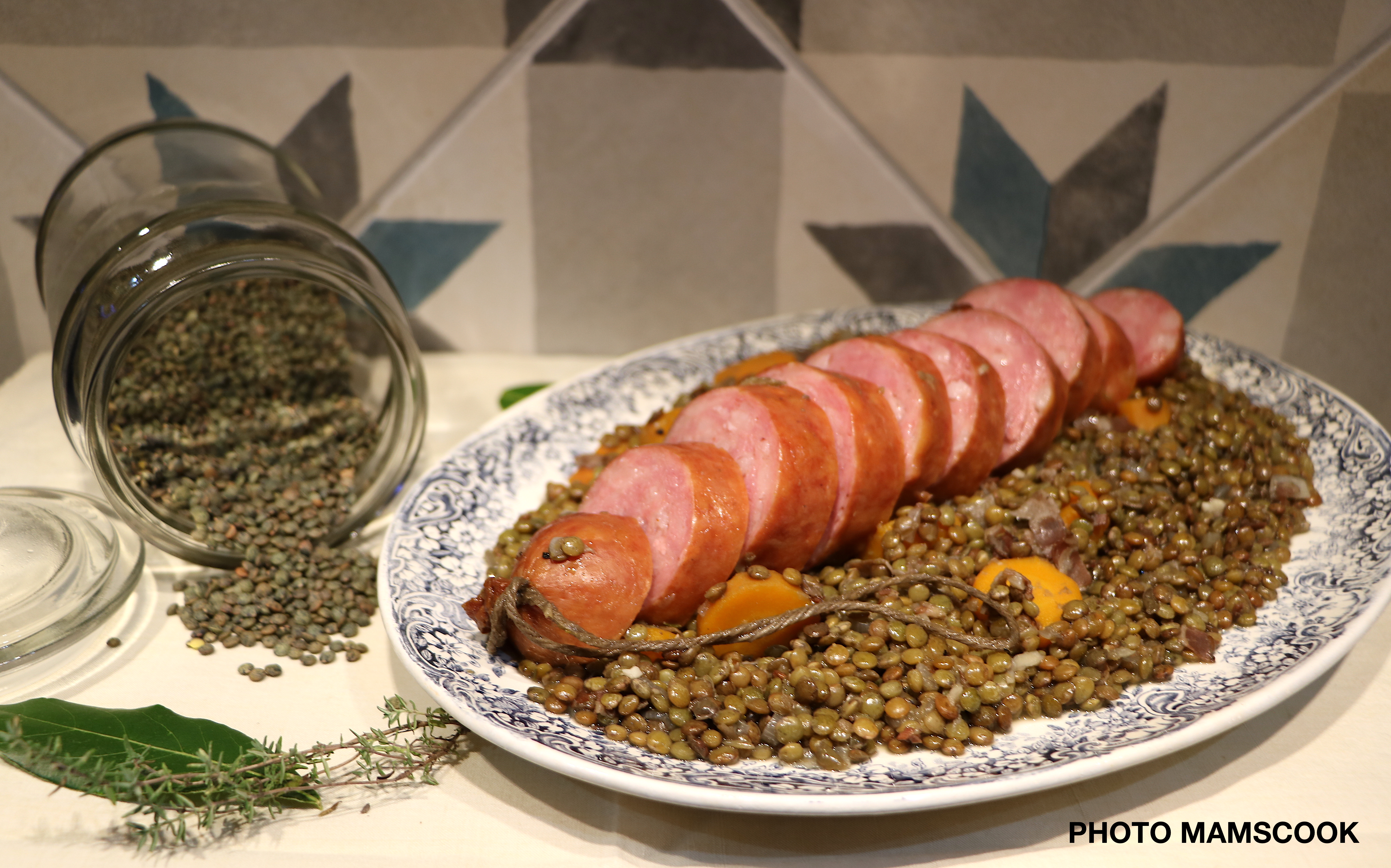 Saucisse de Morteau aux lentilles vertes